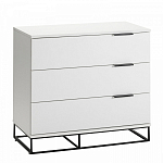 Комод белый с 3-мя ящиками Strict Lines  варинант исполнения - 1 | Loft Concept в Уфе