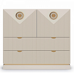 Комод с фактурным фасадом Satin Furniture варинант исполнения - 2 | Loft Concept в Уфе