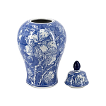 Ваза с крышкой в китайском стиле Гранатовое дерево Blooming Pomegranate варинант исполнения - 4 | Loft Concept в Уфе