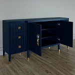 Большой Комод-буфет Elsa Dreams Blue с ящиками варинант исполнения - 4 | Loft Concept в Уфе