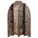 Ширма с  орнаментом ручная резьба Indian Antique Furniture варинант исполнения - 1 | Loft Concept в Уфе
