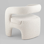 Кресло дизайнерское для лаунж зоны жемчужного цвета Pearl Lounge варинант исполнения - 6 | Loft Concept в Уфе