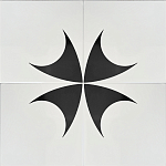 Дизайнерская плитка с узором Комета варинант исполнения - 1 | Loft Concept в Уфе