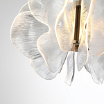 Люстра с крупными рельефным декором в виде лепестков 60 см Ethereal Bloom варинант исполнения - 5 | Loft Concept в Уфе
