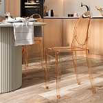 Прозрачный стул с янтарным оттенком LOUIS GHOST CHAIR варинант исполнения - 8 | Loft Concept в Уфе