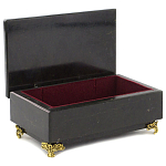 Шкатулка из натурального камня змеевик чёрного цвета Stone Casket варинант исполнения - 4 | Loft Concept в Уфе