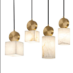 Подвесной светильник светодиодный с квадратным плафоном Stone Helios варинант исполнения - 3 | Loft Concept в Уфе