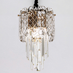 Подвесной хрустальный светильник Harmonica Crystal Gold Hanging Lamp варинант исполнения - 3 | Loft Concept в Уфе