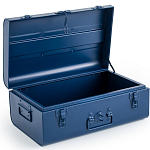 Металлический сундук Metal Dark Blue варинант исполнения - 3 | Loft Concept в Уфе