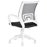 Офисное кресло с основанием из белого пластика Desk chairs Black варинант исполнения - 5 | Loft Concept в Уфе