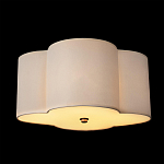 Потолочный светильник с белым волнистым плафоном из ткани Vitorino варинант исполнения - 2 | Loft Concept в Уфе