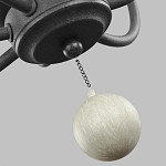 Люстра с 6-ю лампами и кремовыми деревянными бусинами Feiss варинант исполнения - 7 | Loft Concept в Уфе