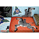 Большой Трехместный Диван с цветным принтом Qalakabusha Large Sofa варинант исполнения - 6 | Loft Concept в Уфе