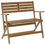 Деревянная садовая скамейка складная Gary Wood Bench варинант исполнения - 1 | Loft Concept в Уфе