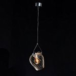 Подвесной светильник со стеклянном плафоном в форме бокала Kaleido варинант исполнения - 3 | Loft Concept в Уфе