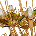 Люстра золотого цвета в форме цветка Hanging Flowers варинант исполнения - 1 | Loft Concept в Уфе