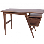 Письменный стол прямоугольный с 2-мя ящиками и полкой Idenontal варинант исполнения - 5 | Loft Concept в Уфе