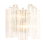 Бра с вертикальными стеклянными подвесками Hexagon Tube Light варинант исполнения - 3 | Loft Concept в Уфе