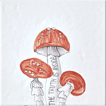 Плитка с узором Мухомор варинант исполнения - 2 | Loft Concept в Уфе