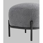 Пуф Стоун букле Fluffy темно-серый варинант исполнения - 2 | Loft Concept в Уфе