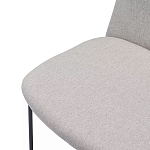 Стул мягкий светло-серый Chair Gray Runners варинант исполнения - 6 | Loft Concept в Уфе