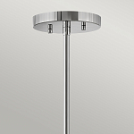 Потолочный светильник с двухслойным белым текстильным абажуром Hinkley варинант исполнения - 13 | Loft Concept в Уфе