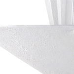 Люстра светодиодная белая геометрической формы с рифленым плафоном White Geometric Lamps варинант исполнения - 3 | Loft Concept в Уфе