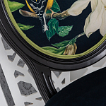 Стул чёрный из натурального бука с изображением птица в саду Blooming Magnolias варинант исполнения - 3 | Loft Concept в Уфе