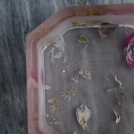 Шкатулка из эпоксидной смолы с цветами розовая Epoxy Resin Square Box Pink варинант исполнения - 7 | Loft Concept в Уфе