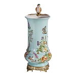 Ваза с птичкой из фарфора с бронзовыми элементами Garden of Eden варинант исполнения - 4 | Loft Concept в Уфе