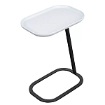 Столик приставной с прямоугольной серой столешницей Steel Stable Table варинант исполнения - 2 | Loft Concept в Уфе