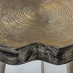 Металлический столик со столешницей в виде слеба Slabby варинант исполнения - 4 | Loft Concept в Уфе