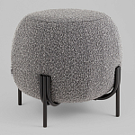 Пуф Флик ткань букле тёмно-серый варинант исполнения - 1 | Loft Concept в Уфе