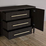 Буфет Primo с тремя ящиками и двумя фасадами Темный орех варинант исполнения - 4 | Loft Concept в Уфе