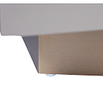 Комод со стеклянной столешницей и с выдвижными ящиками Minimalist Accent варинант исполнения - 6 | Loft Concept в Уфе