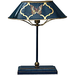 Настольная лампа с абажуром из металла Chinoiserie Butterfly Table Lamp Blue варинант исполнения - 1 | Loft Concept в Уфе
