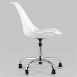 Офисный стул на металлическом основании EGGERY White пластик варинант исполнения - 3 | Loft Concept в Уфе