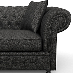 Мебельная ткань Шенилл темно-серый цвет 138 см T4-40 варинант исполнения - 8 | Loft Concept в Уфе