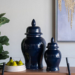 Ваза с крышкой однотонная Высота 31 см Chinoiserie Ceramics варинант исполнения - 8 | Loft Concept в Уфе