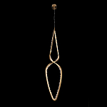 Подвесной светильник обрамленный элементами в виде кристаллов Smooth Shine варинант исполнения - 1 | Loft Concept в Уфе