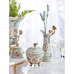 Шкатулка голубого цвета с цветочными орнаментами Blue Garden варинант исполнения - 6 | Loft Concept в Уфе