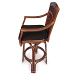 Барный стул из ротанга Eloise коричневый варинант исполнения - 3 | Loft Concept в Уфе