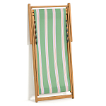 Шезлонг из акации и ткани Argentina варинант исполнения - 8 | Loft Concept в Уфе