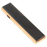 Зажигалка электронная с накладкой из натурального камня Соколиный глаз и с USB проводом для зарядки Stone Lighters варинант исполнения - 1 | Loft Concept в Уфе