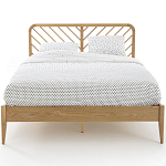 Кровать из массива дуба Reyer Oak Bed варинант исполнения - 2 | Loft Concept в Уфе