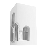 Встраиваемый в стену гипсовый светильник под покраску с арками и рельефными колоннами Antiquity Athena варинант исполнения - 4 | Loft Concept в Уфе