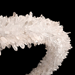 Люстра круглая с натуральным горным хрусталем Crystal Shimmer варинант исполнения - 5 | Loft Concept в Уфе