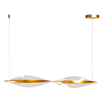 Люстра линейная с изогнутым плафоном Wave Line варинант исполнения - 2 | Loft Concept в Уфе