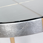 Столик журнальный серебристый с круглой столешницей Showing Refinement варинант исполнения - 1 | Loft Concept в Уфе