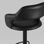 Барный стул черного цвета Strohach варинант исполнения - 6 | Loft Concept в Уфе